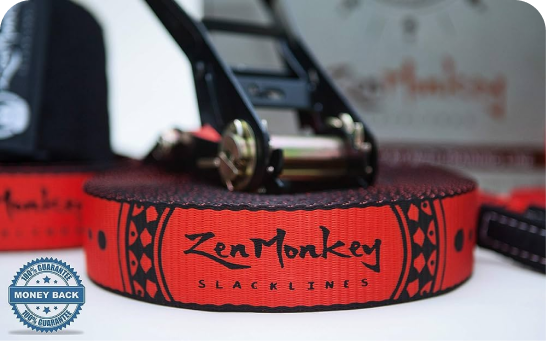 Complete 60ft Slackline Kit - Zen Monkey Slacklines